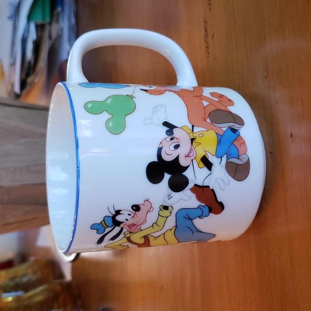 Vintage Walt Disney World Characters Mug Cup
